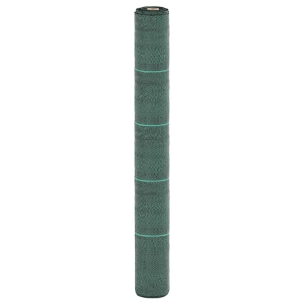 vidaXL Rikkaruohomatto vihreä 1x25 m PP