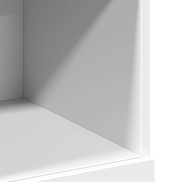 vidaXL Hylle hvit 80x42,5x124 cm konstruert tre