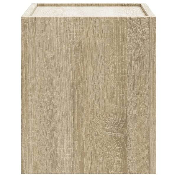 vidaXL Veggmonterte nattbord 2 stk sonoma eik 45x30x35 cm