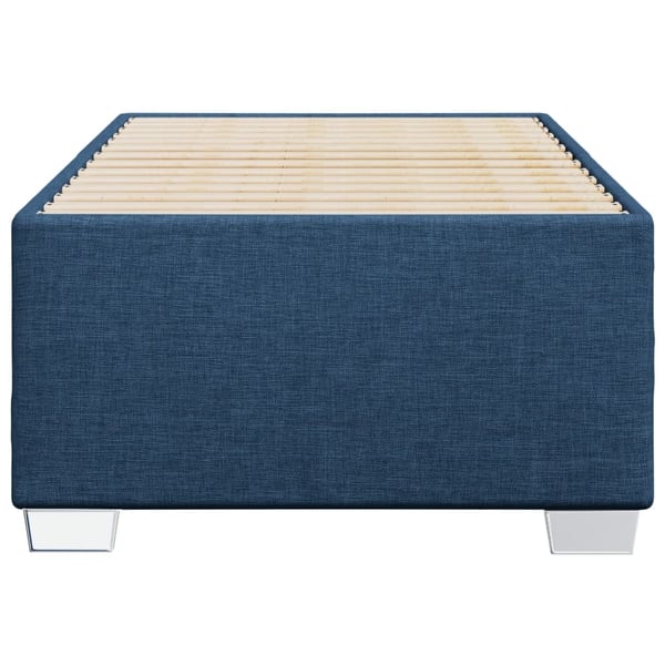 vidaXL sengeramme 80x200 cm stof blå
