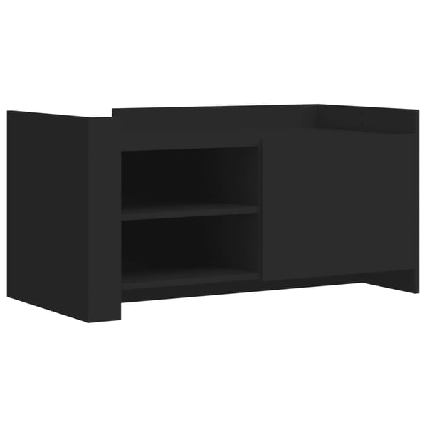vidaXL Salongbord svart 100x50x50 cm konstruert tre
