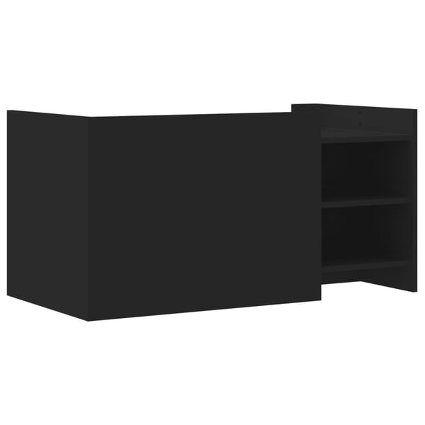 vidaXL sofabord 100x50x50 cm konstrueret træ sort