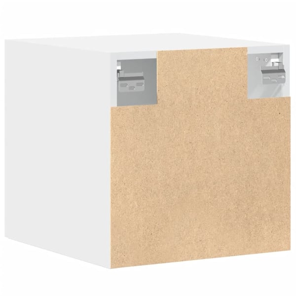 vidaXL Veggskap hvit 40x42,5x40 cm konstruert tre