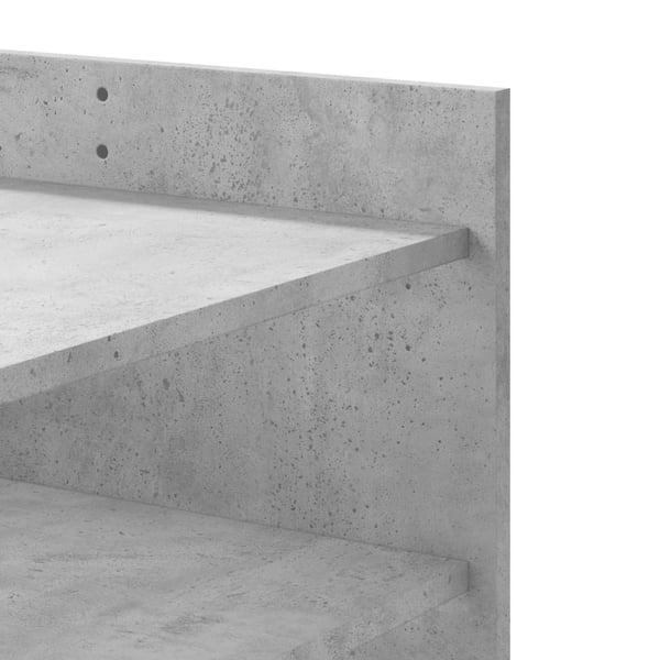 vidaXL Salongbord betonggrå 80x50x50 cm konstruert tre