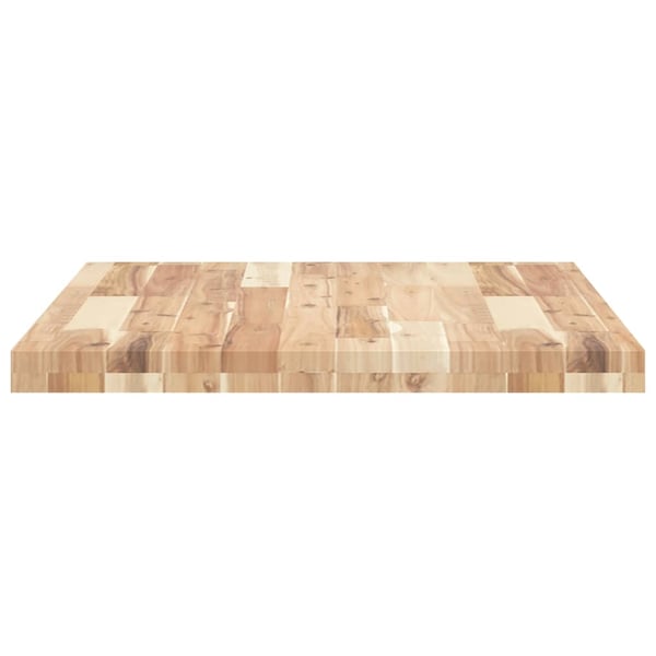 vidaXL Bordplate rektangulær 80x60x4 cm heltre akasie