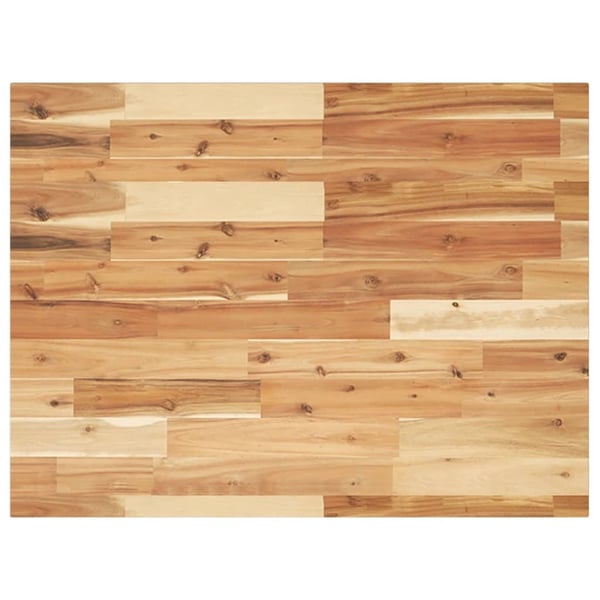 vidaXL Bordplate rektangulær 100x60x2 cm heltre akasie