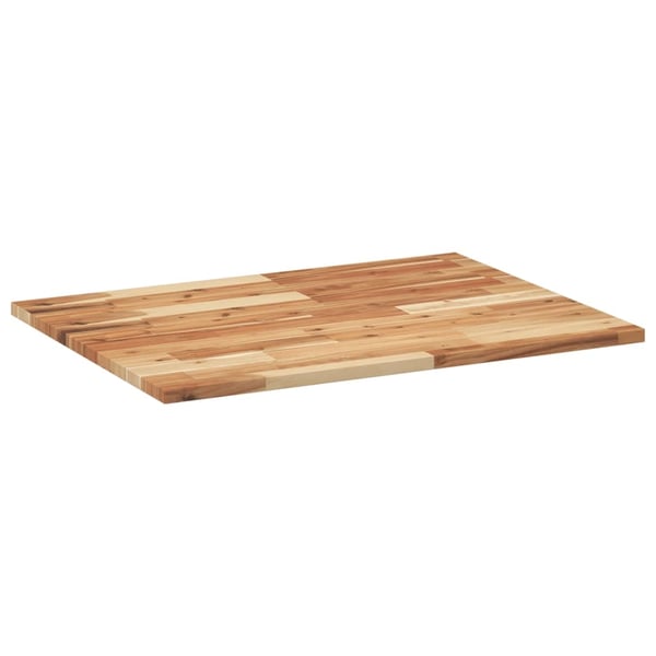 vidaXL Bordplate rektangulær 80x60x2 cm heltre akasie