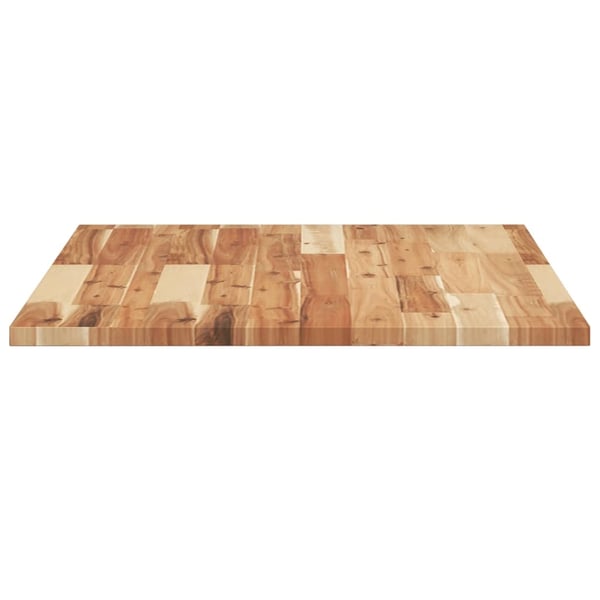 vidaXL Bordplate rektangulær 80x60x2 cm heltre akasie