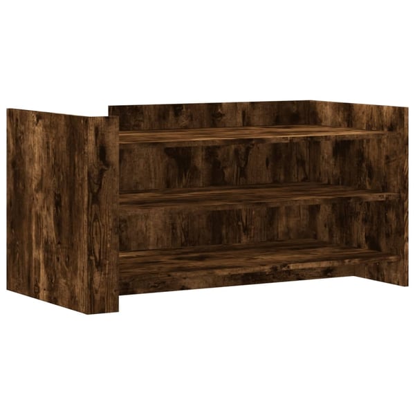 vidaXL Salongbord røkt eik 100x50x50 cm konstruert tre