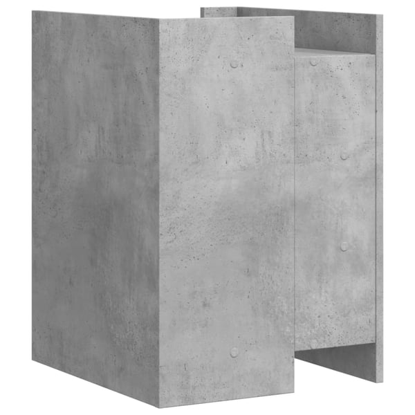 vidaXL Nattbord betonggrå 45x50x65 cm konstruert tre