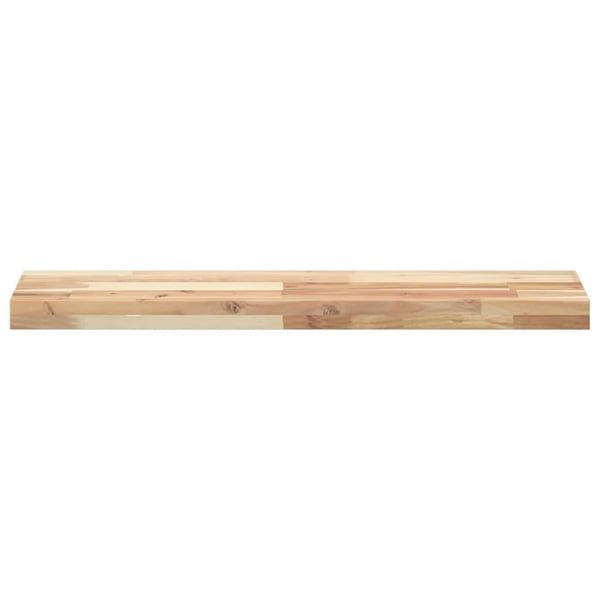 vidaXL Flytende hylle 100x20x4 cm ubehandlet heltre akasie