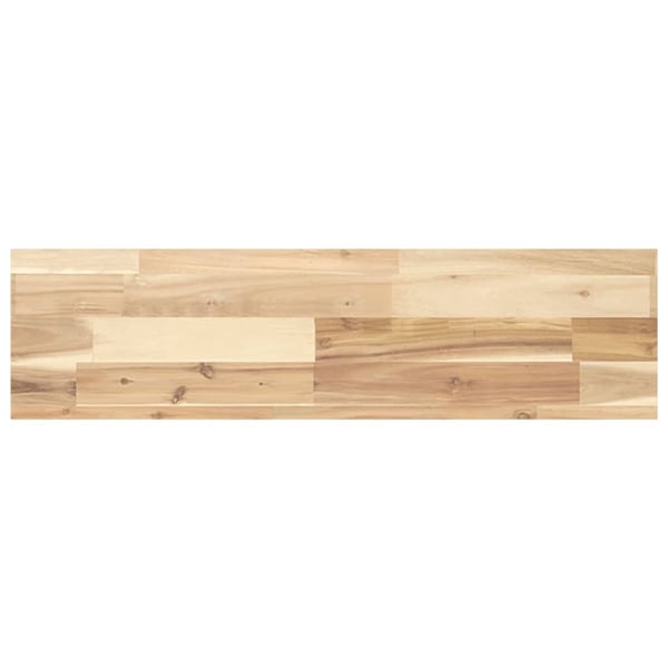 vidaXL Flytende hylle 100x20x4 cm ubehandlet heltre akasie