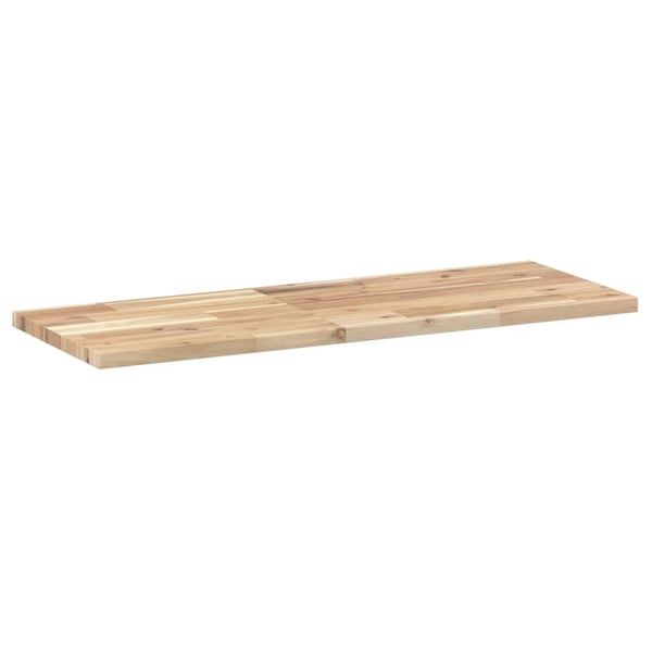 vidaXL Flytende hyller 3 stk 100x30x2 cm ubehandlet heltre akasie