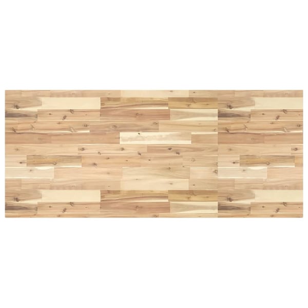 vidaXL skrivebordsplade 140x60x4 cm ubehandlet massivt akacietræ
