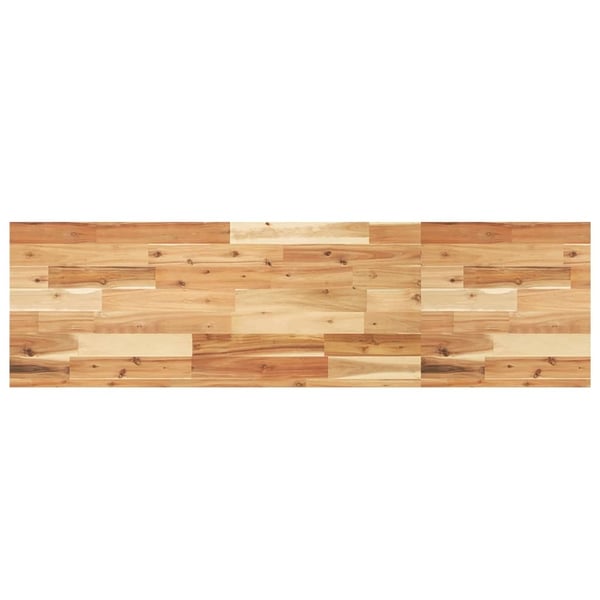 vidaXL Svävande hyllor 2 st 120x40x4 cm behandlat massivt akaciaträ