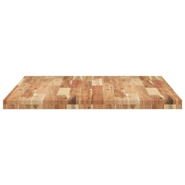 vidaXL Bordplate ubehandlet 100x80x4 cm heltre akasie