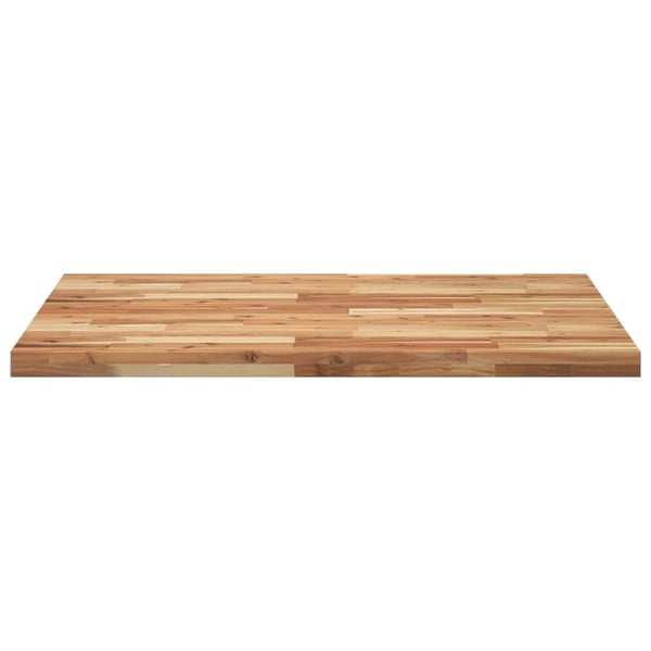 vidaXL Bordplate ubehandlet 100x80x4 cm heltre akasie