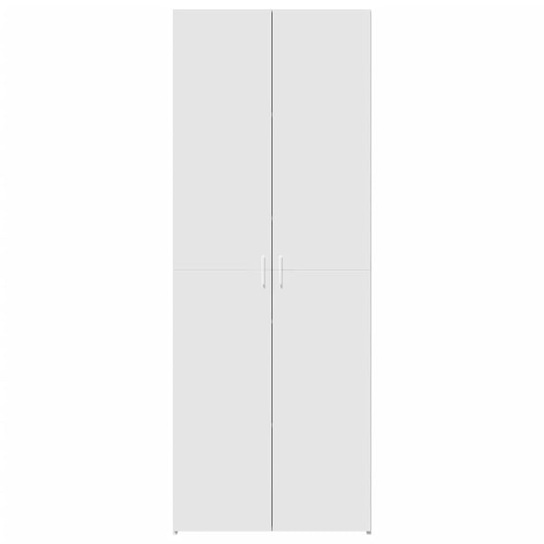 vidaXL Highboard hvit 70x42,5x185 cm konstruert tre