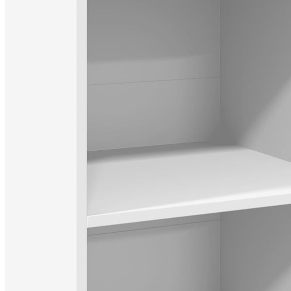 vidaXL Hylle hvit 50x41x124 cm konstruert tre