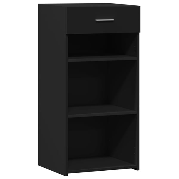 vidaXL skab 45x42,5x93 cm konstrueret træ sort