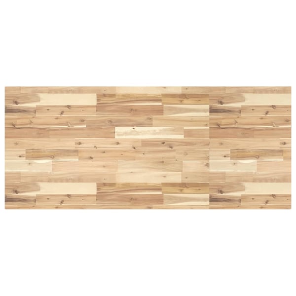 vidaXL bordplade til toiletbord 140x60x4 cm ubehandlet massivt akacie