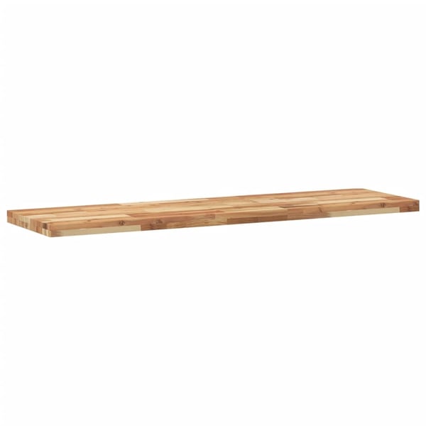 vidaXL Flytende hylle 140x40x4 cm oljebehandlet heltre akasie