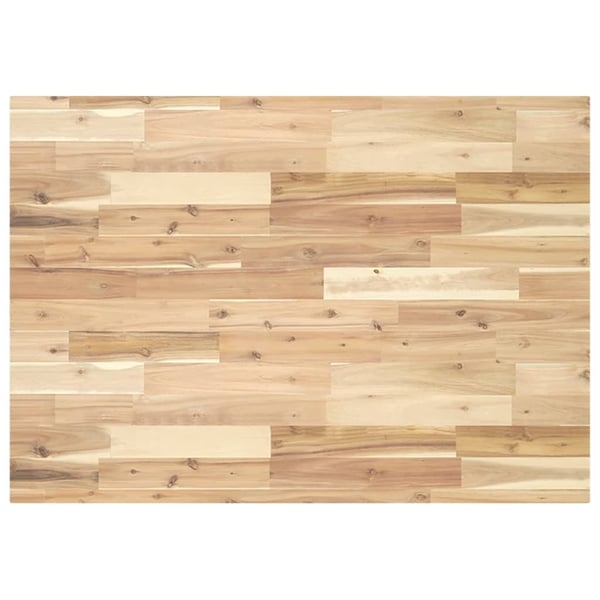 vidaXL skrivebordsplade 80x70x4 cm ubehandlet massivt akacietræ