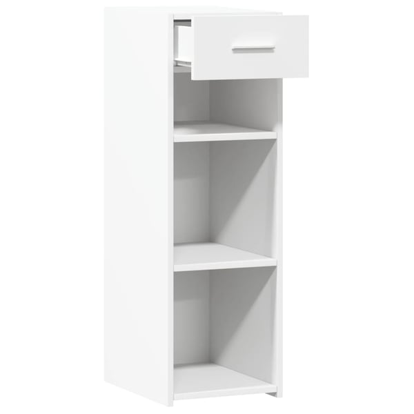 vidaXL Skjenk hvit 30x42,5x93 cm konstruert tre