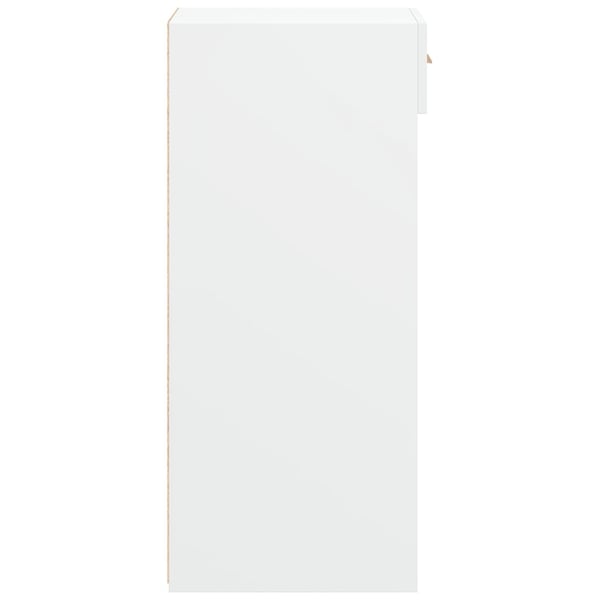 vidaXL Skjenk hvit 30x42,5x93 cm konstruert tre