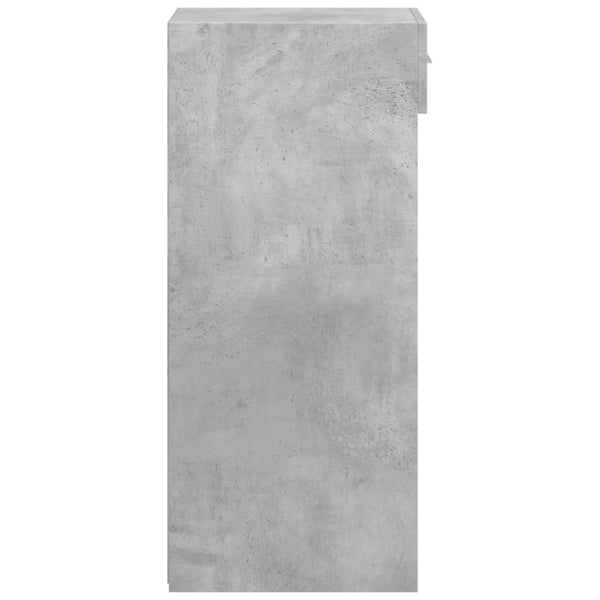 vidaXL Skjenk betonggrå 40x42,5x93 cm konstruert tre