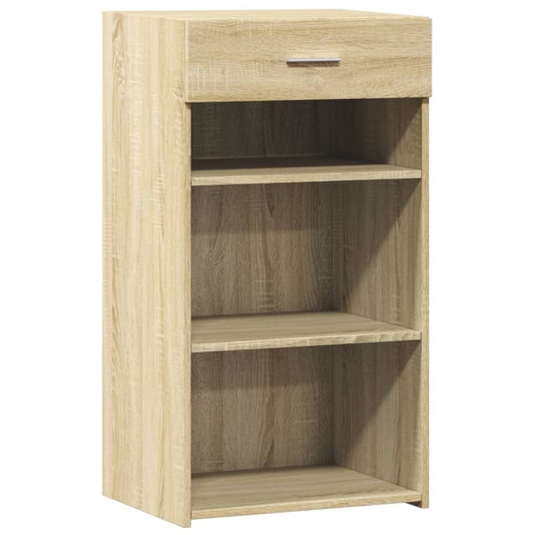 vidaXL Skjenk sonoma eik 50x42,5x93 cm konstruert tre
