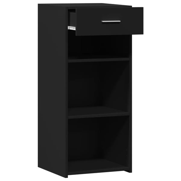 vidaXL Skjenk svart 40x42,5x93 cm konstruert tre