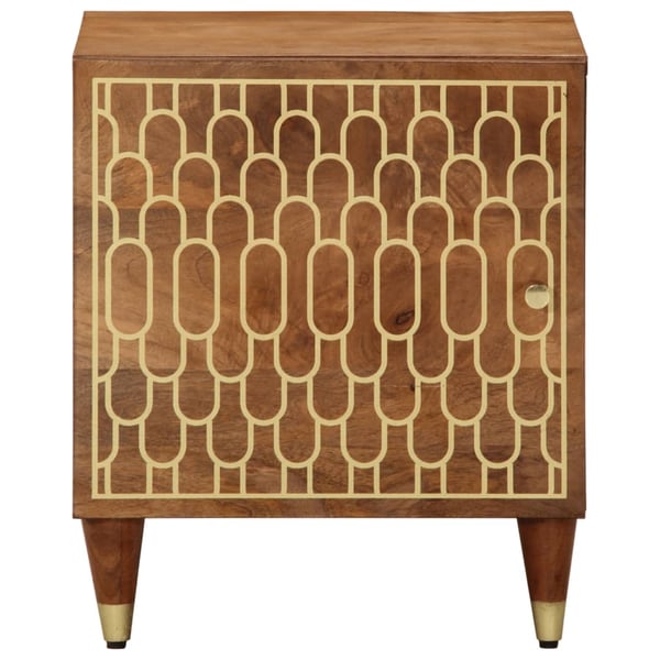 vidaXL Nattbord 40x33x46 cm heltre mango