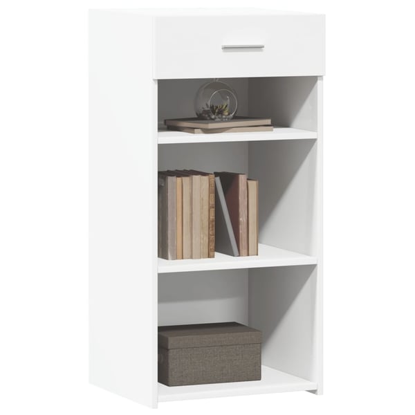 vidaXL Skjenk hvit 45x42,5x93 cm konstruert tre