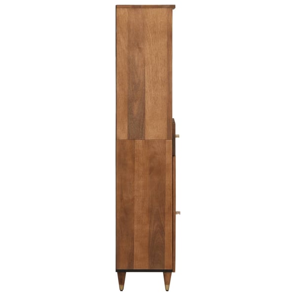 vidaXL Baderomsskap 38x33x160 cm heltre mango