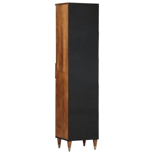 vidaXL Baderomsskap 38x33x160 cm heltre mango