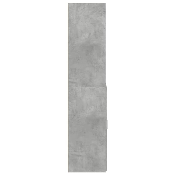 vidaXL Highboard betonggrå 70x42,5x185 cm konstruert tre