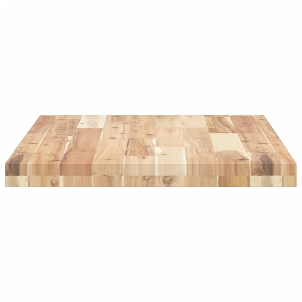 vidaXL Plate til baderomsskap ubehandlet 60x50x4 cm heltre akasie
