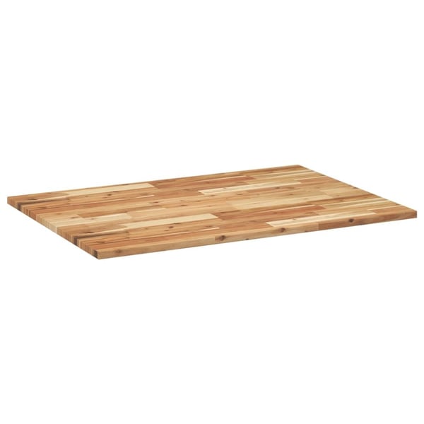 vidaXL Bordplate ubehandlet 100x70x2 cm heltre akasie