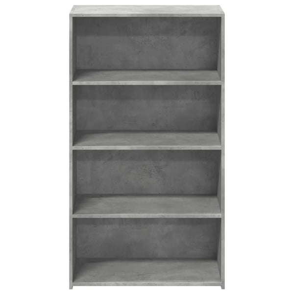 vidaXL Hylle betonggrå 70x41x124 cm konstruert tre