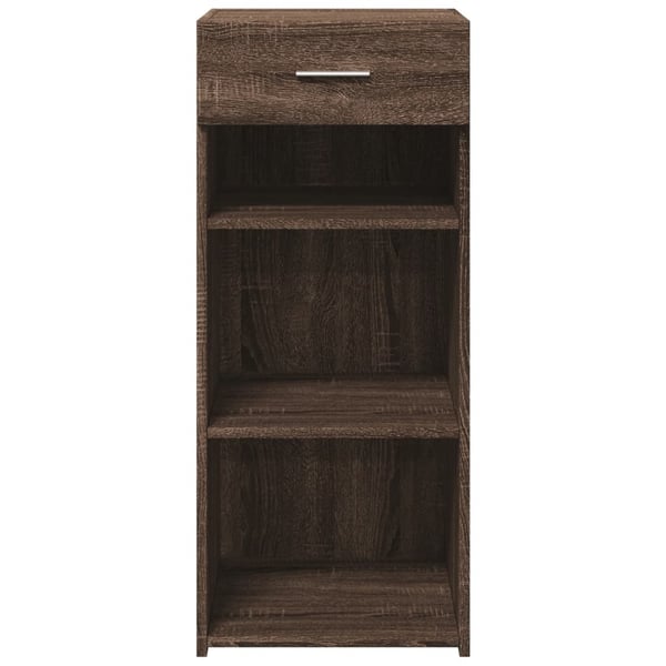 vidaXL Skjenk brun eik 40x42,5x93 cm konstruert tre