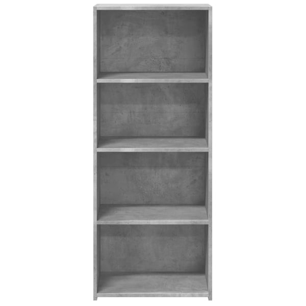 vidaXL Hylle betonggrå 50x41x124 cm konstruert tre