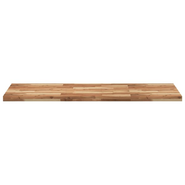 vidaXL Plate til baderomsskap med finish 120x60x4 cm heltre akasie