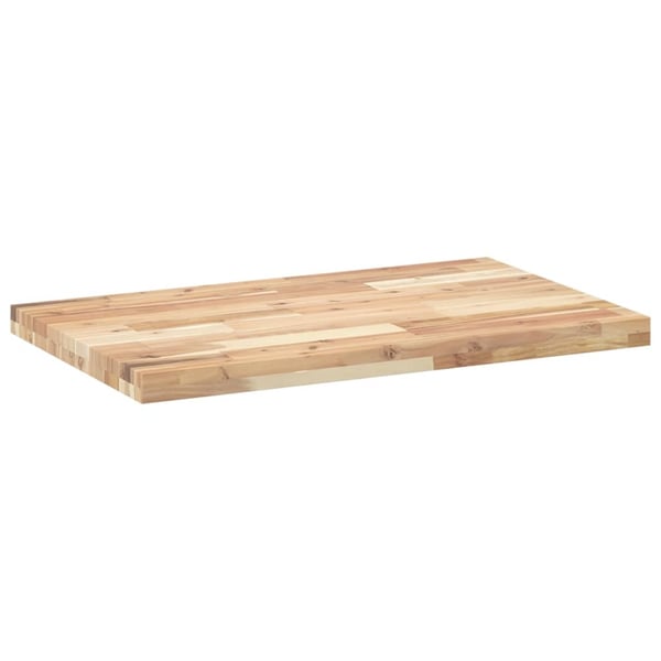 vidaXL bordplade til toiletbord 100x50x4 cm ubehandlet massivt akacie
