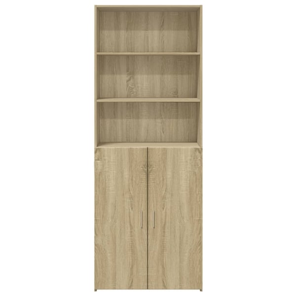 vidaXL skab 70x42,5x185 cm konstrueret træ sonoma-eg