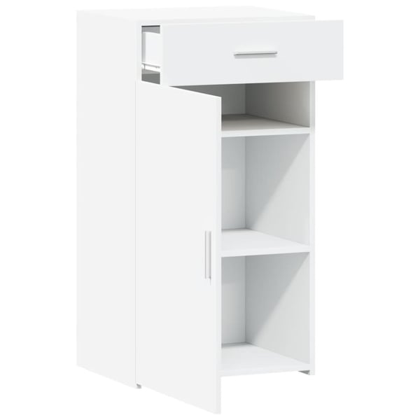 vidaXL Skjenk hvit 50x42,5x93 cm konstruert tre