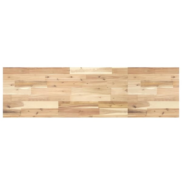 vidaXL bordplade 120x40x4 cm rektangulær massivt akacietræ