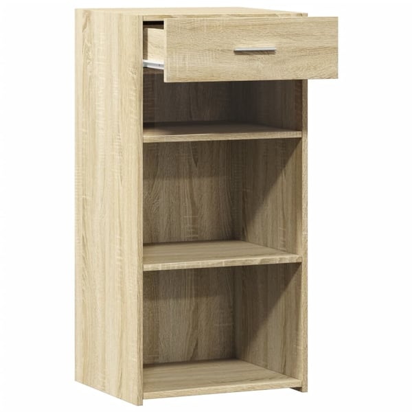 vidaXL Skjenk sonoma eik 45x42,5x93 cm konstruert tre