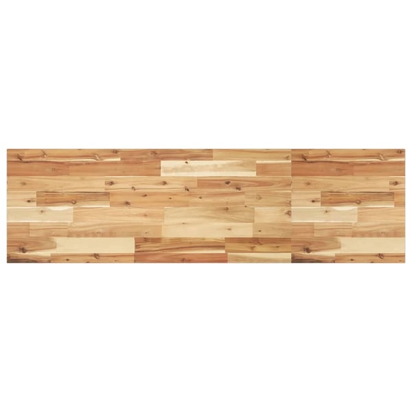 vidaXL Bordplate rektangulær 120x40x2 cm heltre akasie