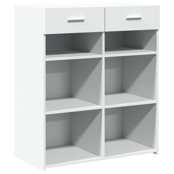 vidaXL Skjenk hvit 80x42,5x93 cm konstruert tre